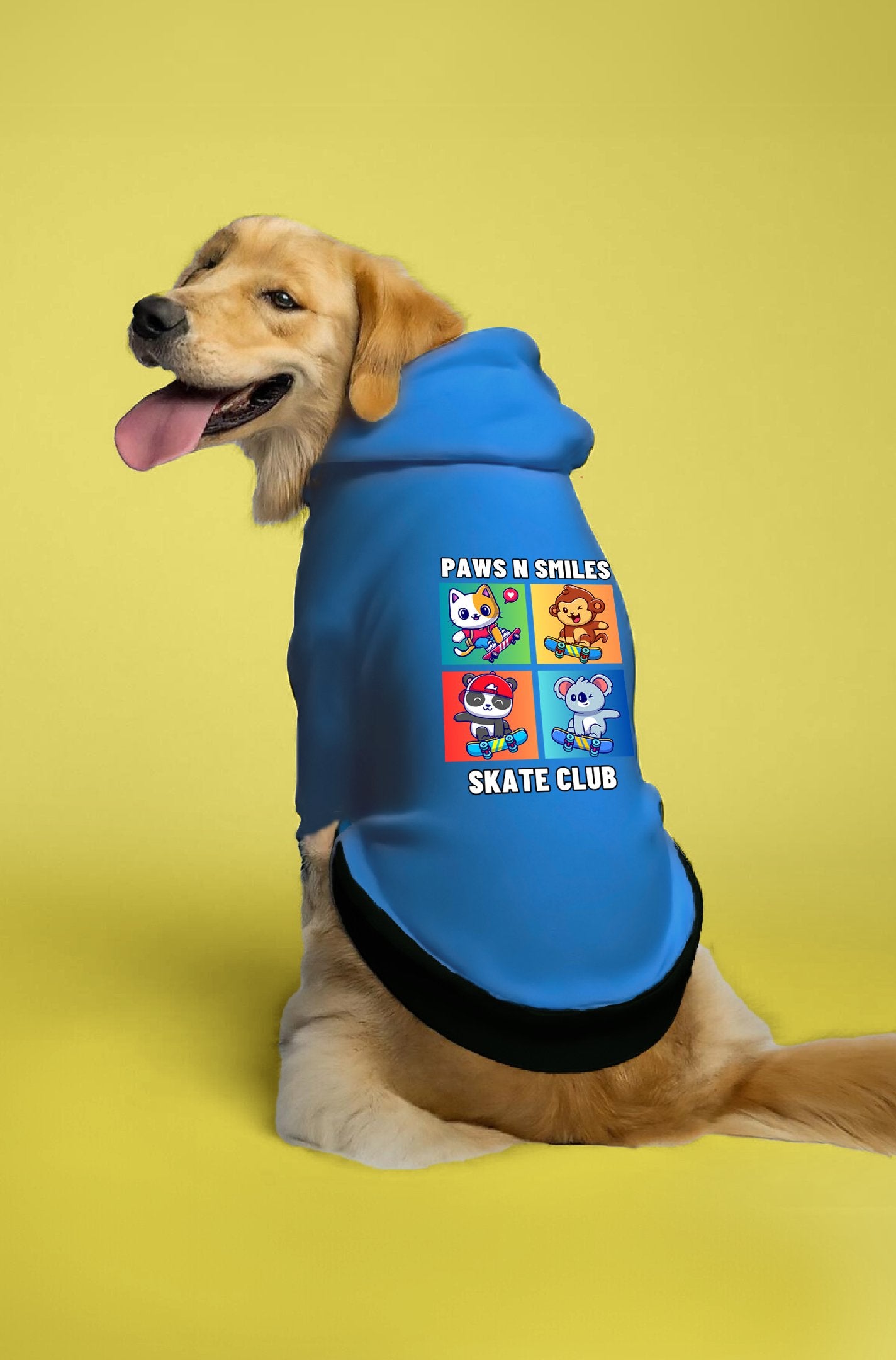 Beyond the Barks Skate Club Dog Hoodie 419C36AEA0354546970A33F4E8B36AB5 - Paws n Smiles