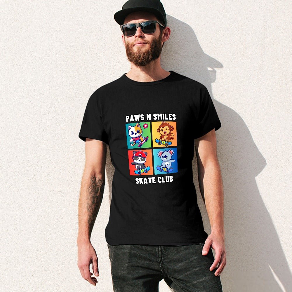 Beyond the Barks Skate Club Unisex T-shirt 9C4FE677C86D4BD0AE5969799CBC824A - Paws n Smiles