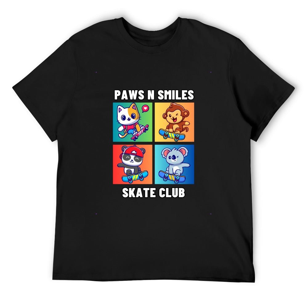 Beyond the Barks Skate Club Unisex T-shirt 9C4FE677C86D4BD0AE5969799CBC824A - Paws n Smiles