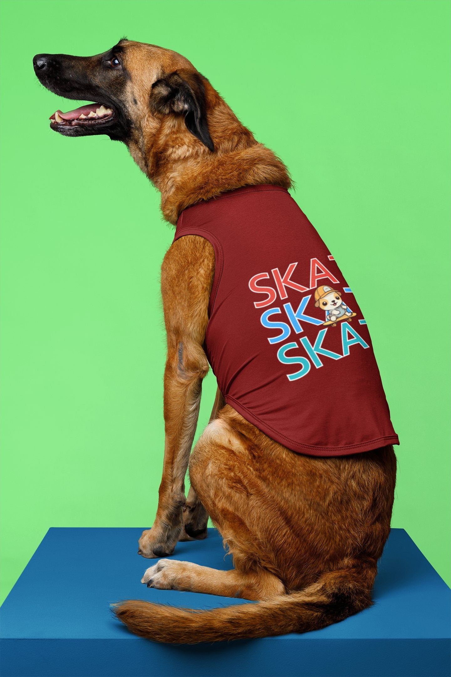 Beyond the Barks Skating Time Dog Tank Top E4D912841A8246EA97A6ECB0D007620A - Paws n Smiles