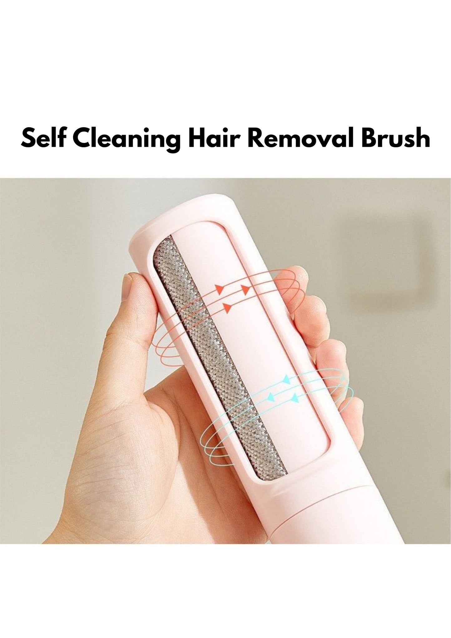 Efficient & Reusable Self - Cleaning Dog Hair Remover Brush - Paws n Smiles