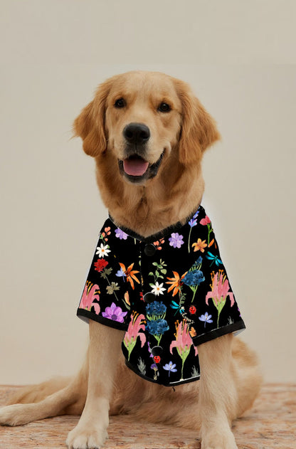 Nature-Inspired All Floral Dog Round Neck Shirt 3A46E0ED2CC245CDBD92444097A86041 - Paws n Smiles