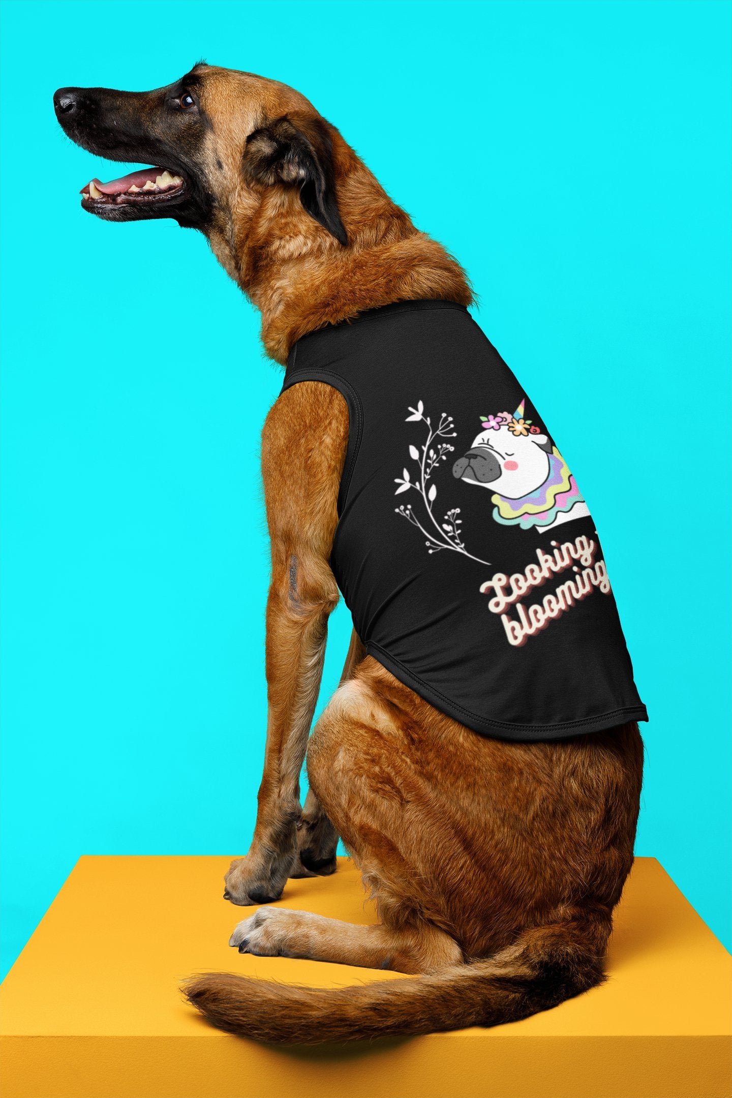 Nature-Inspired Birthday Pup Dog Tank Top 87163277143647FD821517753F5B30A5 - Paws n Smiles