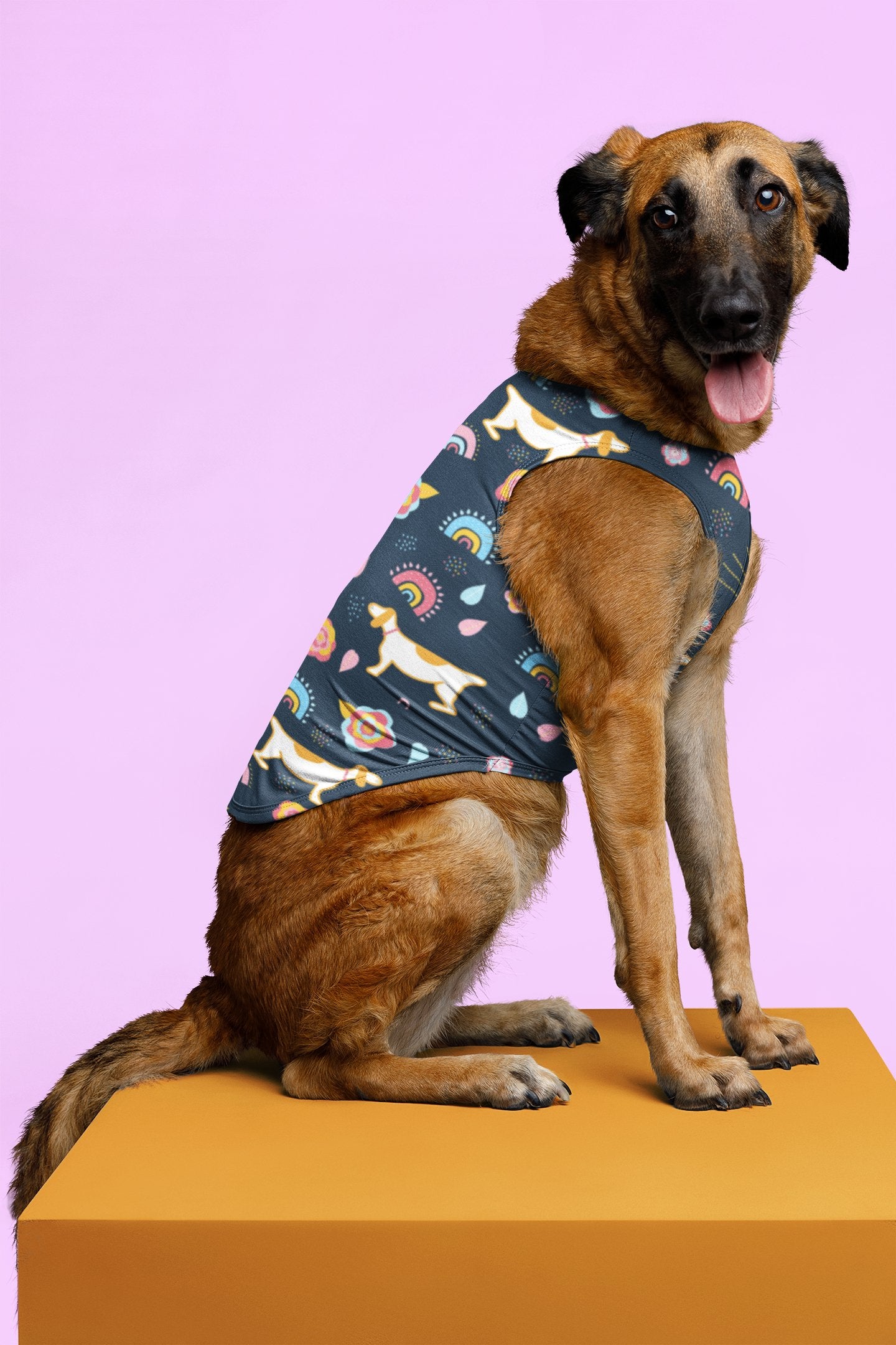 Nature-Inspired Fully Printed Dog Tank Top E026C62B81894AE7B17975AA46BB1290 - Paws n Smiles