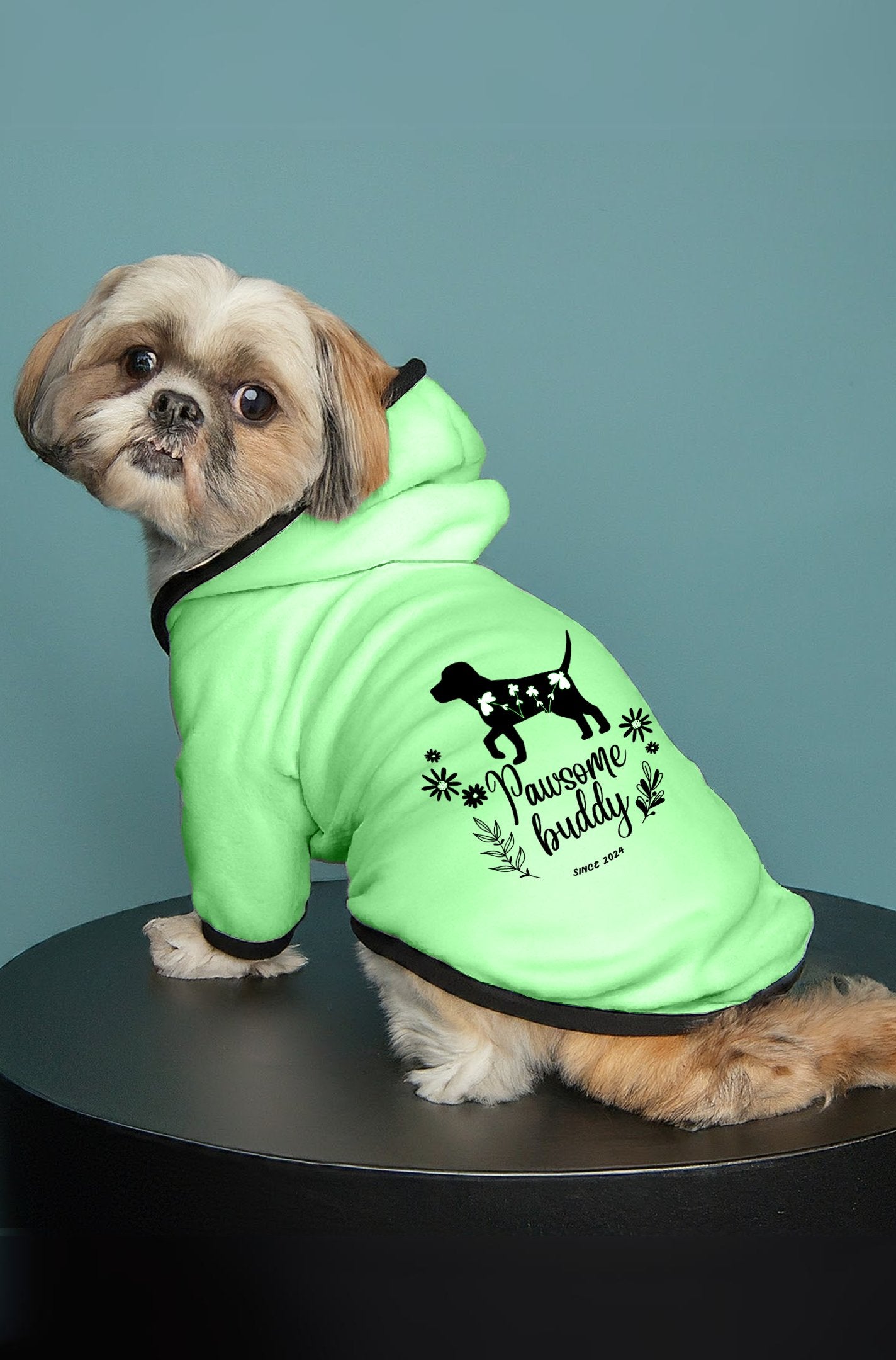 Nature-Inspired Pawsome Buddy Dog Hoodie FBF057CB86324586AA6D77C0F65C2850 - Paws n Smiles