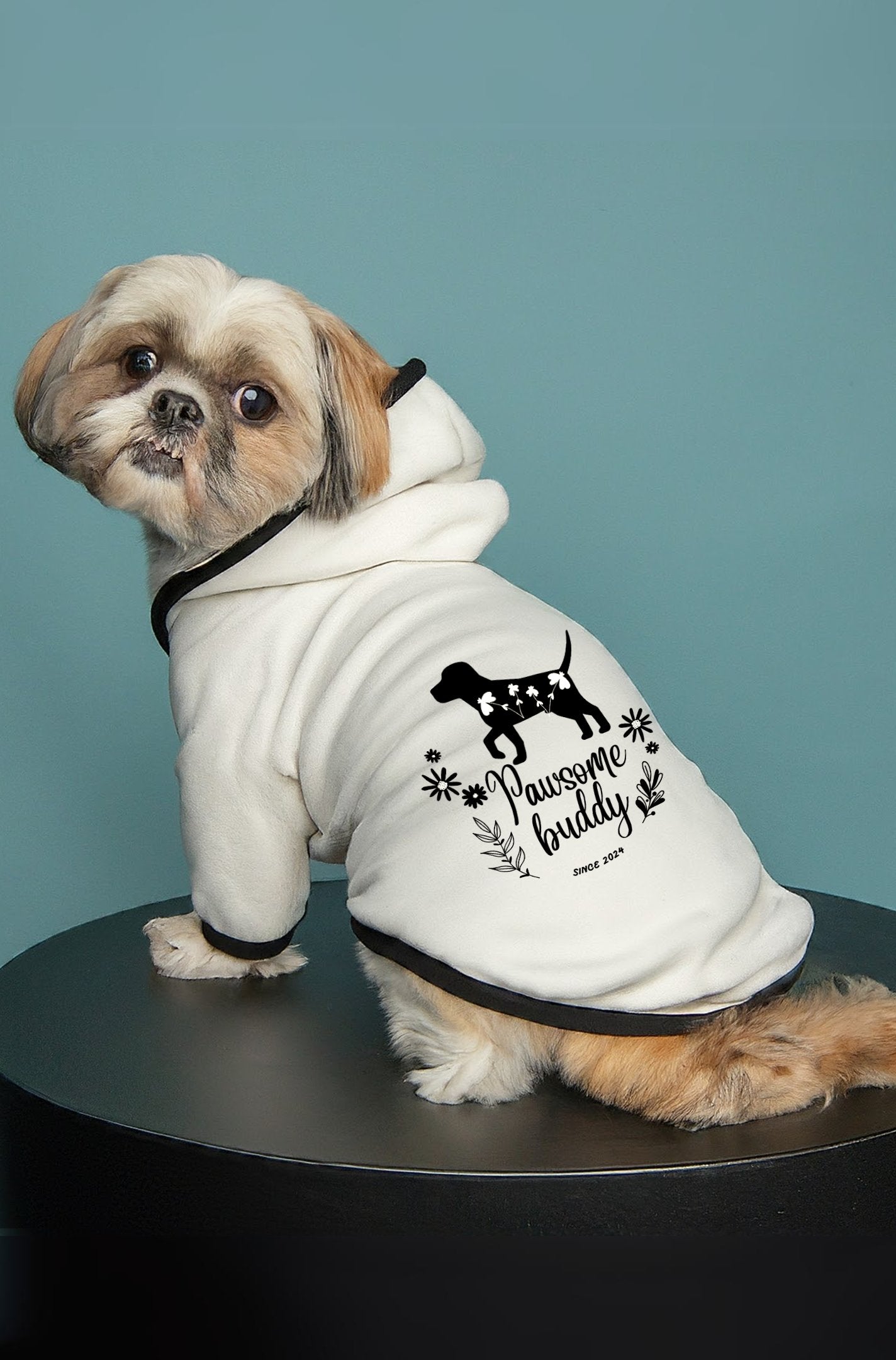 Nature-Inspired Pawsome Buddy Dog Hoodie AEC62849C6B74E4CB2E196C28E0A60CA - Paws n Smiles