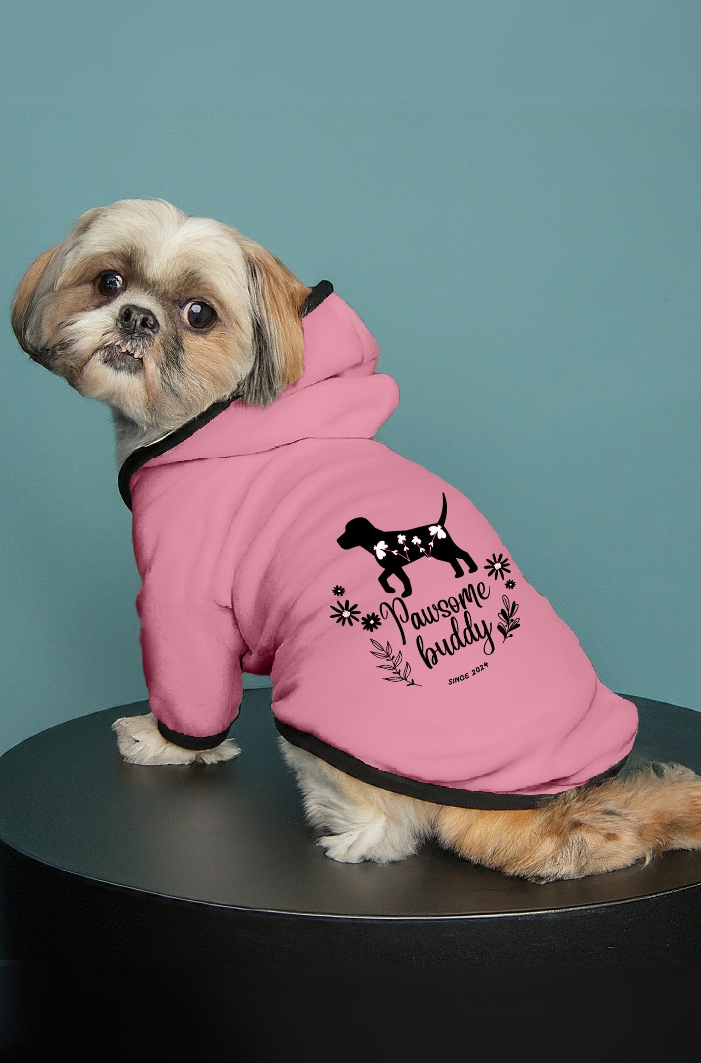 Nature-Inspired Pawsome Buddy Dog Hoodie 30557E5AE7D3407385313B762F5DCEFA - Paws n Smiles