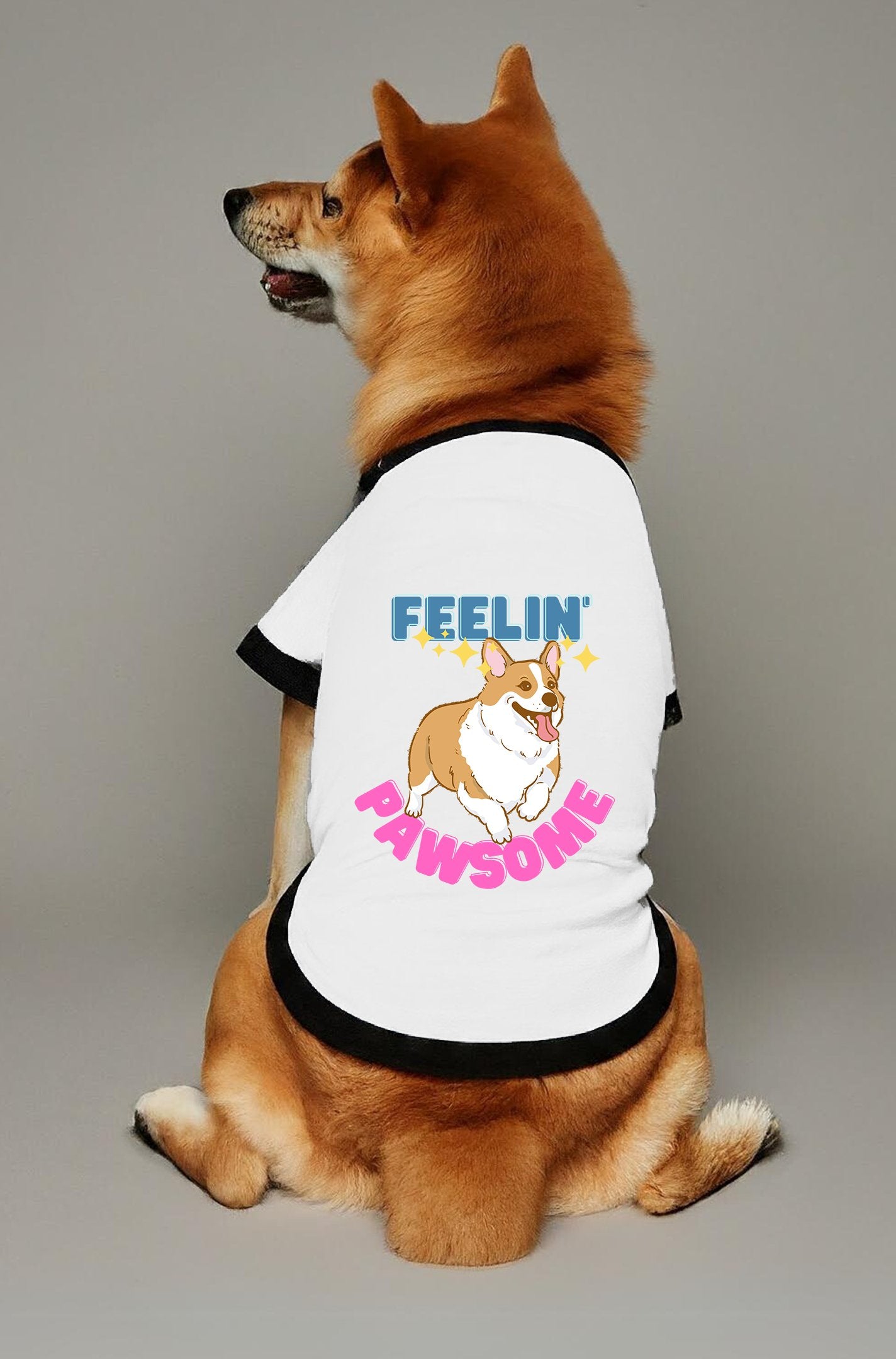 Pawsitive Feel Good Dog Round Neck Shirt C4E47F89F2C54C7C9A7D55EBAC25B8A7 - Paws n Smiles