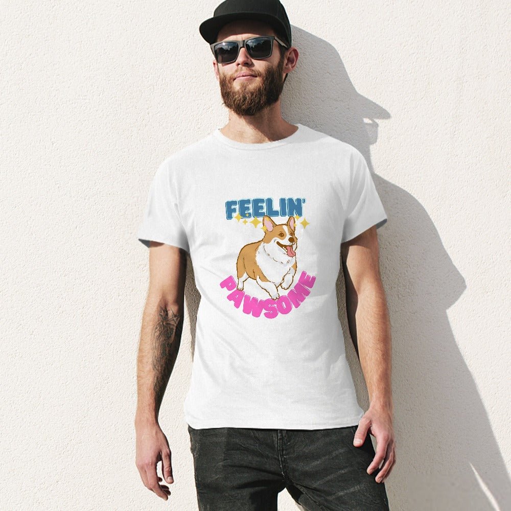 Pawsitive Feel Good Unisex T-shirt 6CD62A430E3442D9BA0BDB0EA46EF0B5 - Paws n Smiles