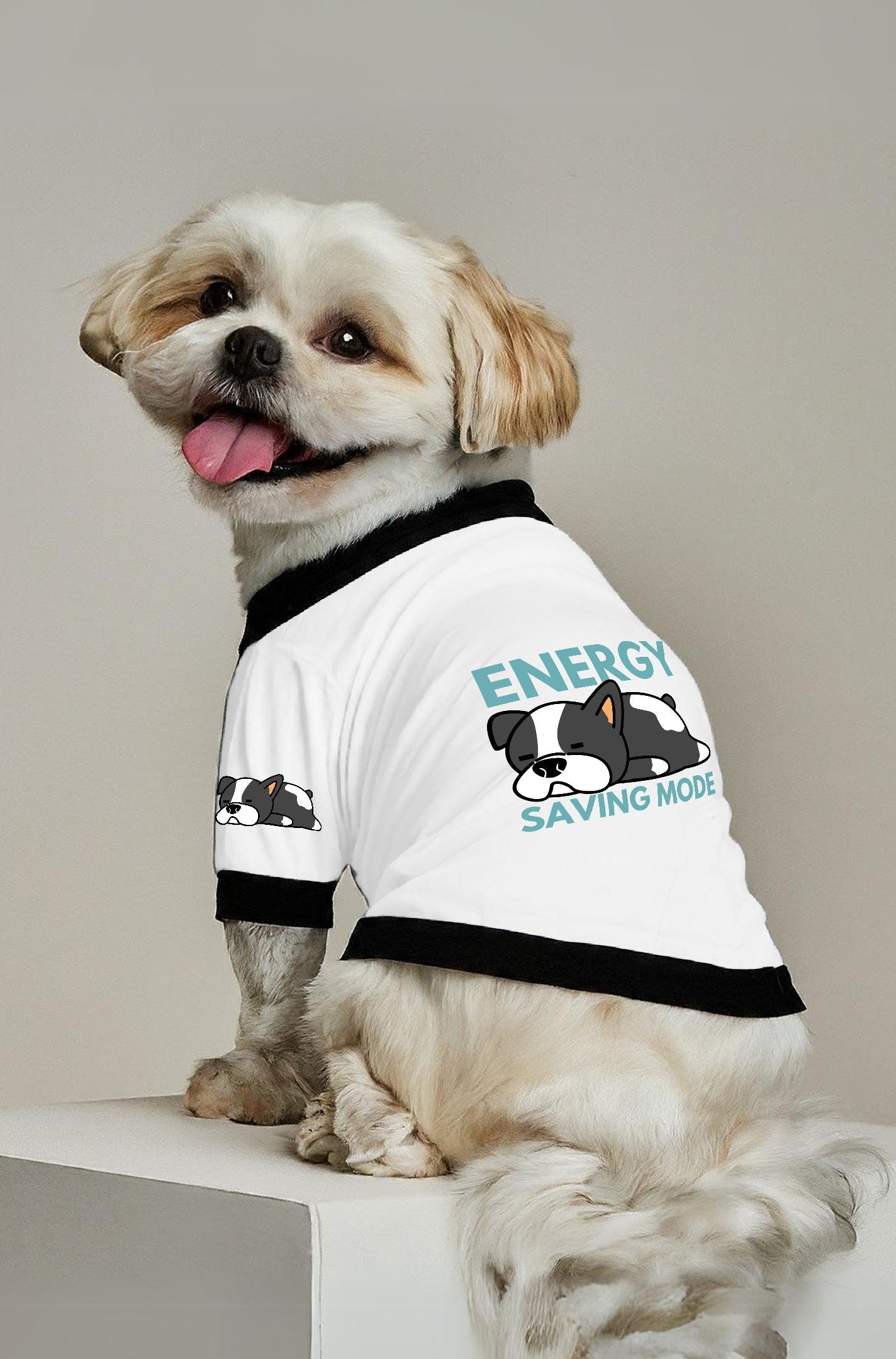 SnoozeSaver Nap-time Dog Round Neck Shirt 685B37CC7615432EACAAA34F2D72F6B9 - Paws n Smiles